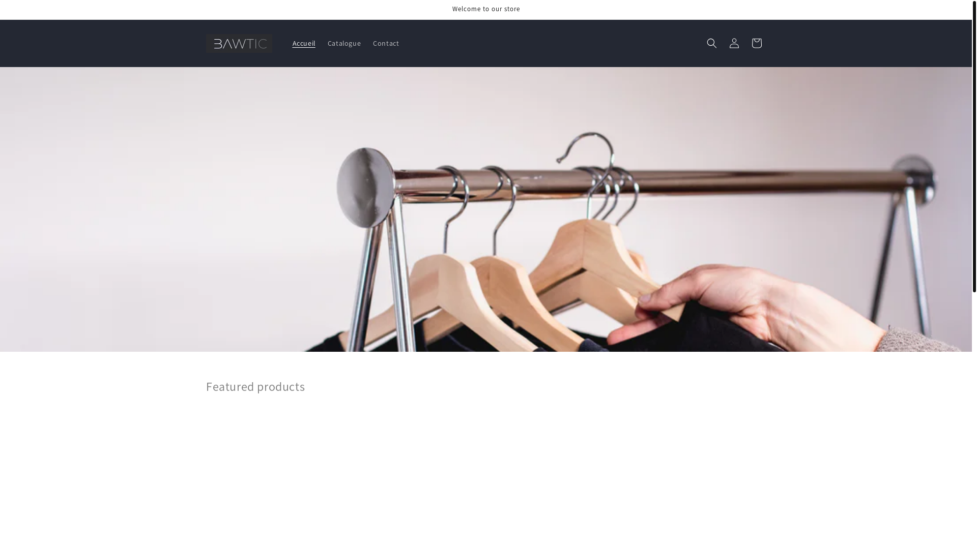website screenshot of https://bawtic.store/