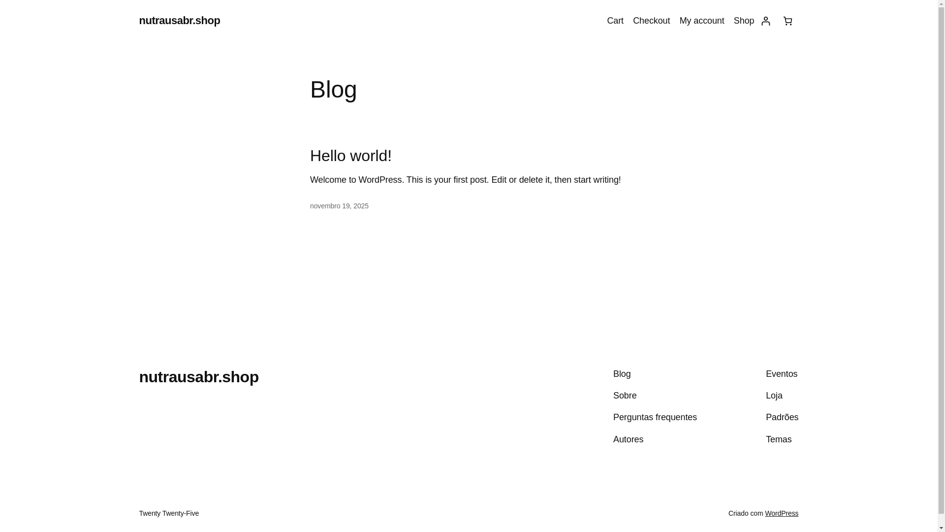 website screenshot of https://nutrausabr.shop/