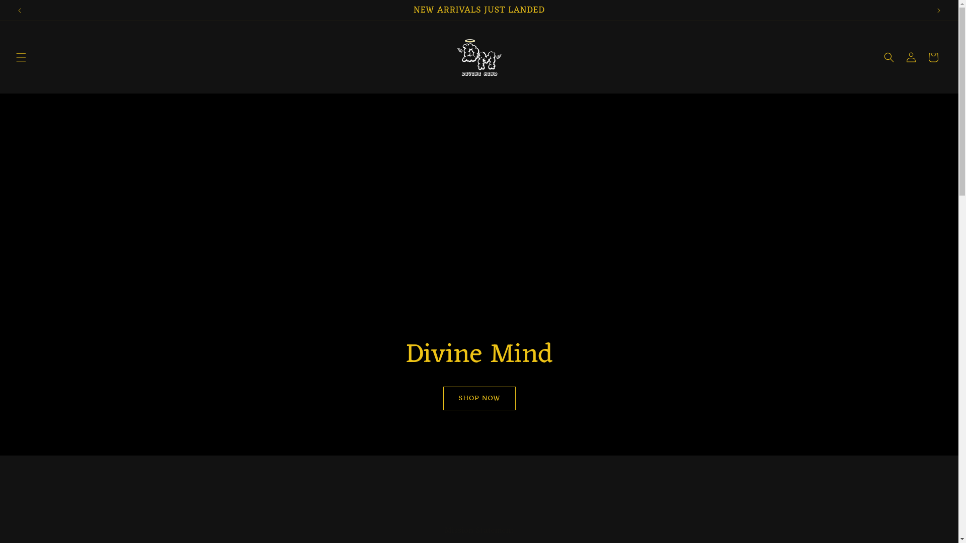 website screenshot of https://divinemindbrand.com/