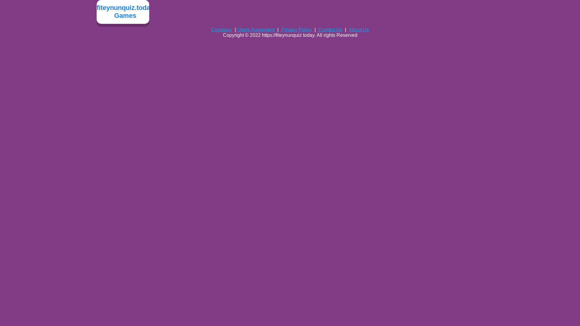 website screenshot of https://fiteynunquiz.today/