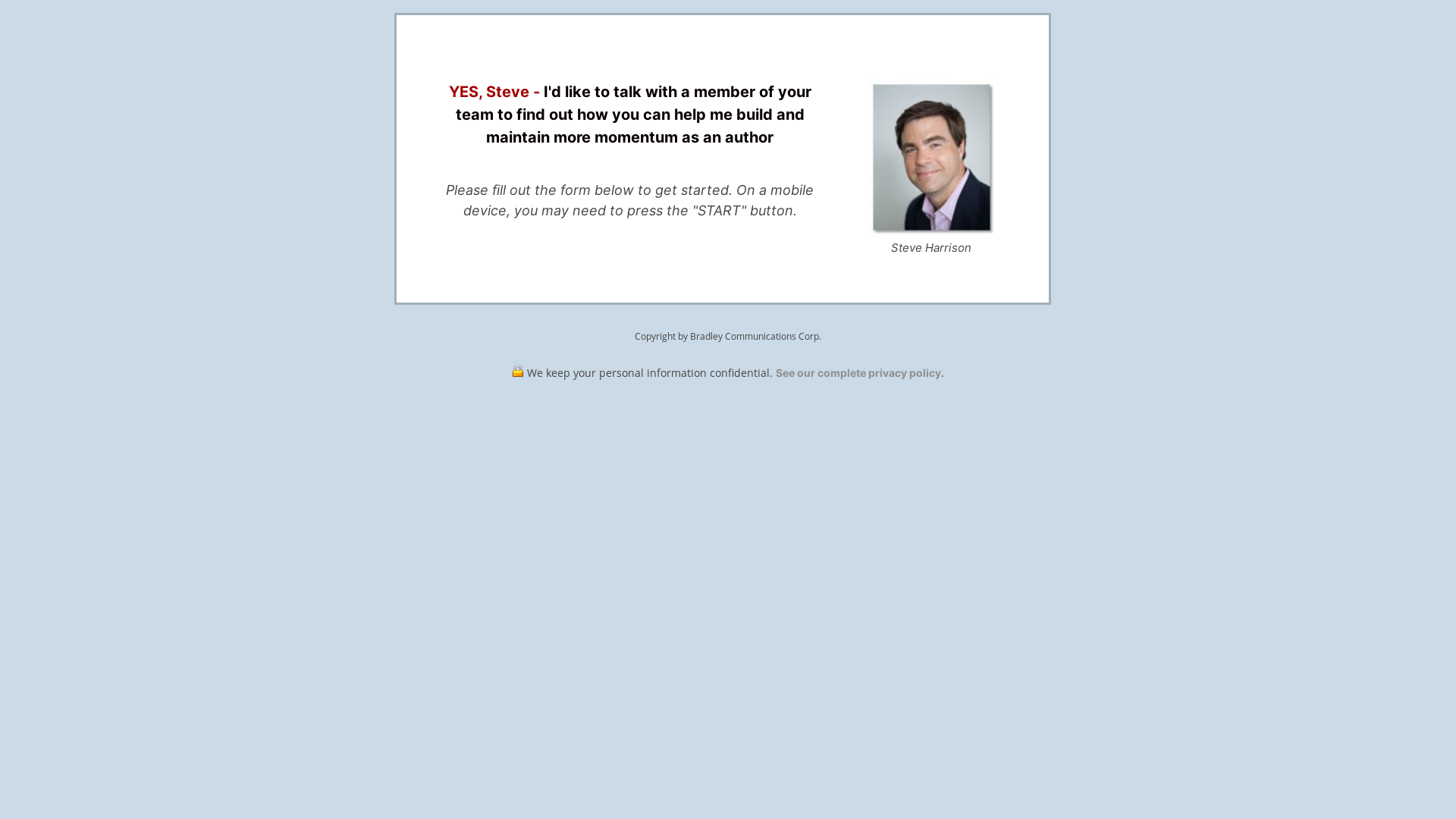 website screenshot of https://authorsuccess55.com/