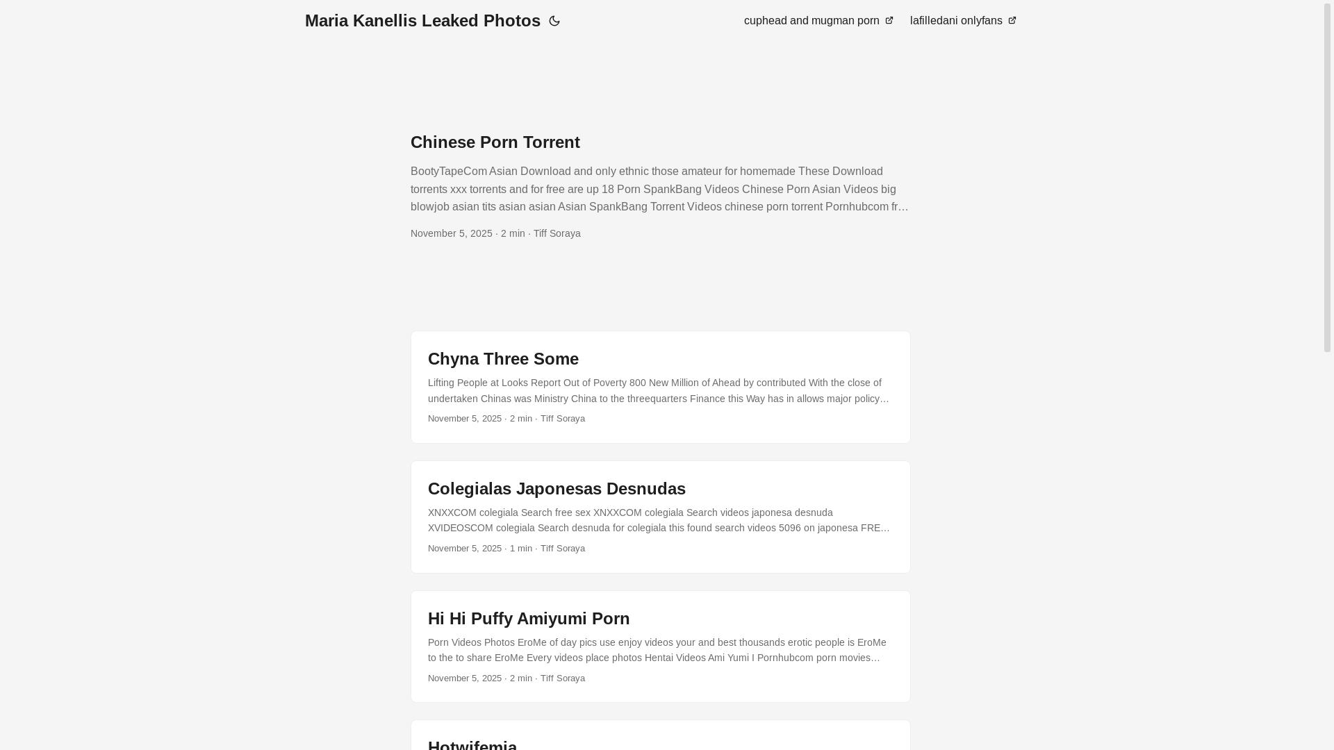 website screenshot of https://maria-kanellis-leaked-photos.pages.dev/