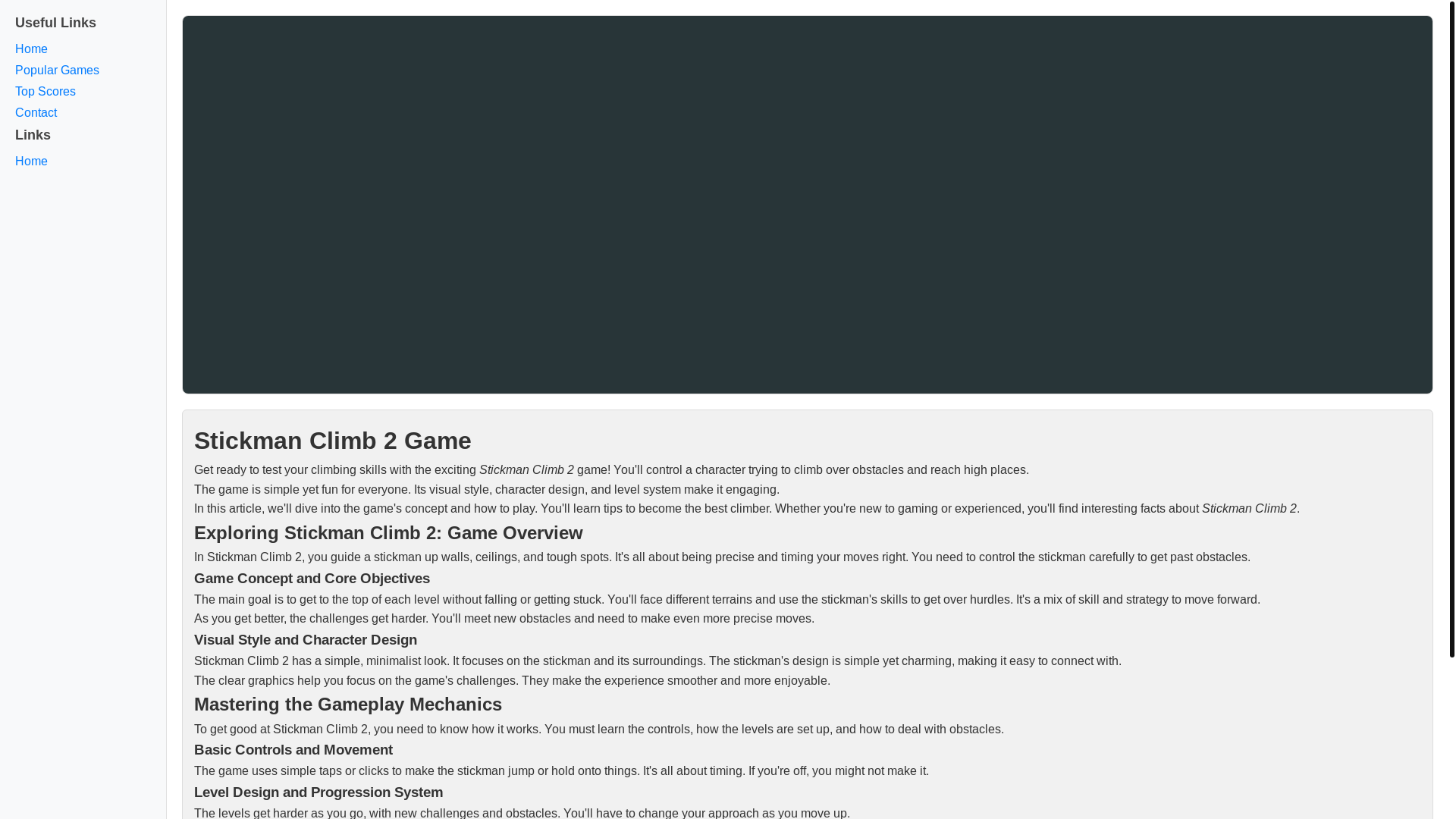 website screenshot of https://stickmanclimb2100.pages.dev/