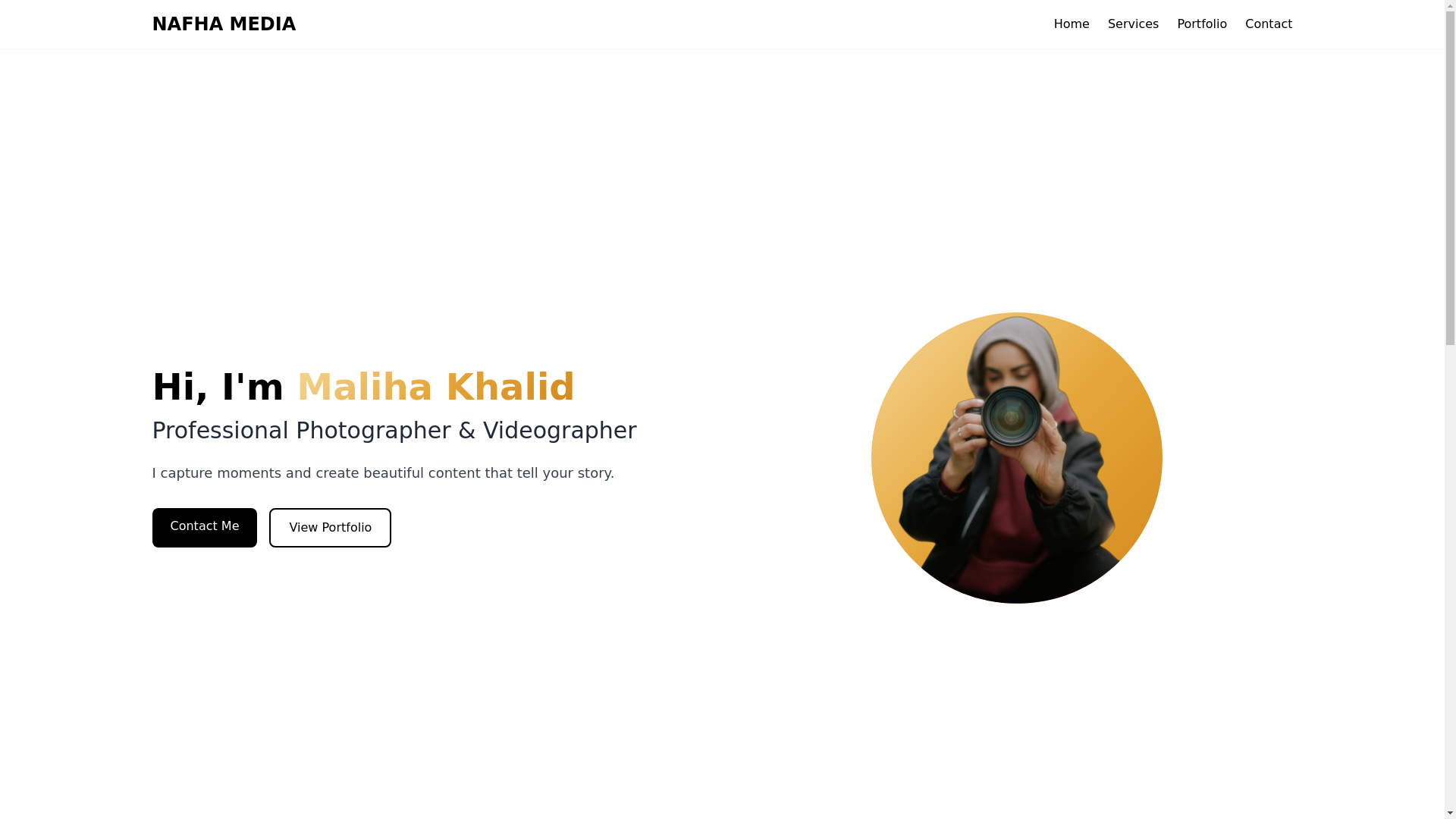 website screenshot of https://nafha.pages.dev/