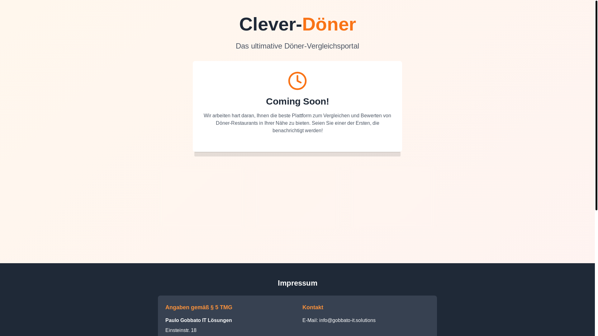 website screenshot of https://clever-doener.de/
