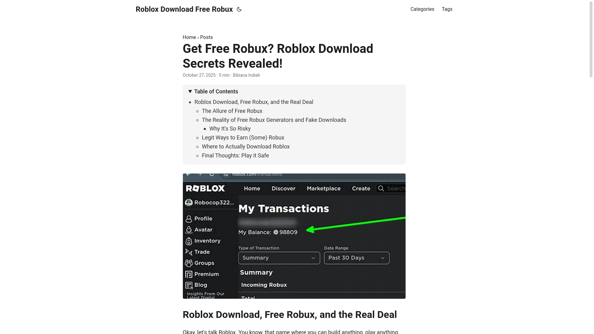 website screenshot of https://roblox-download-free-robux.pages.dev/