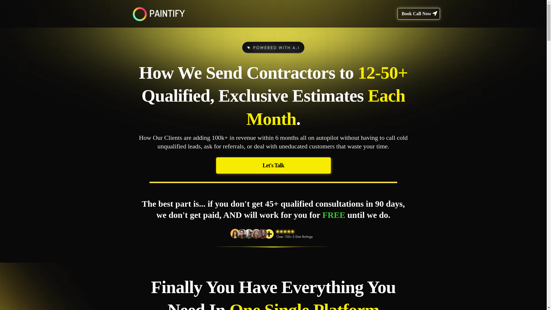 website screenshot of https://paintifymedia.com/