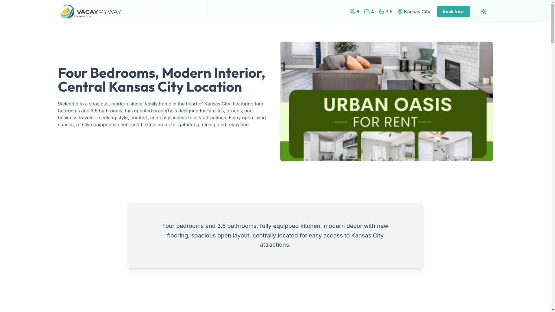 website screenshot of https://gatheroasis.estate/