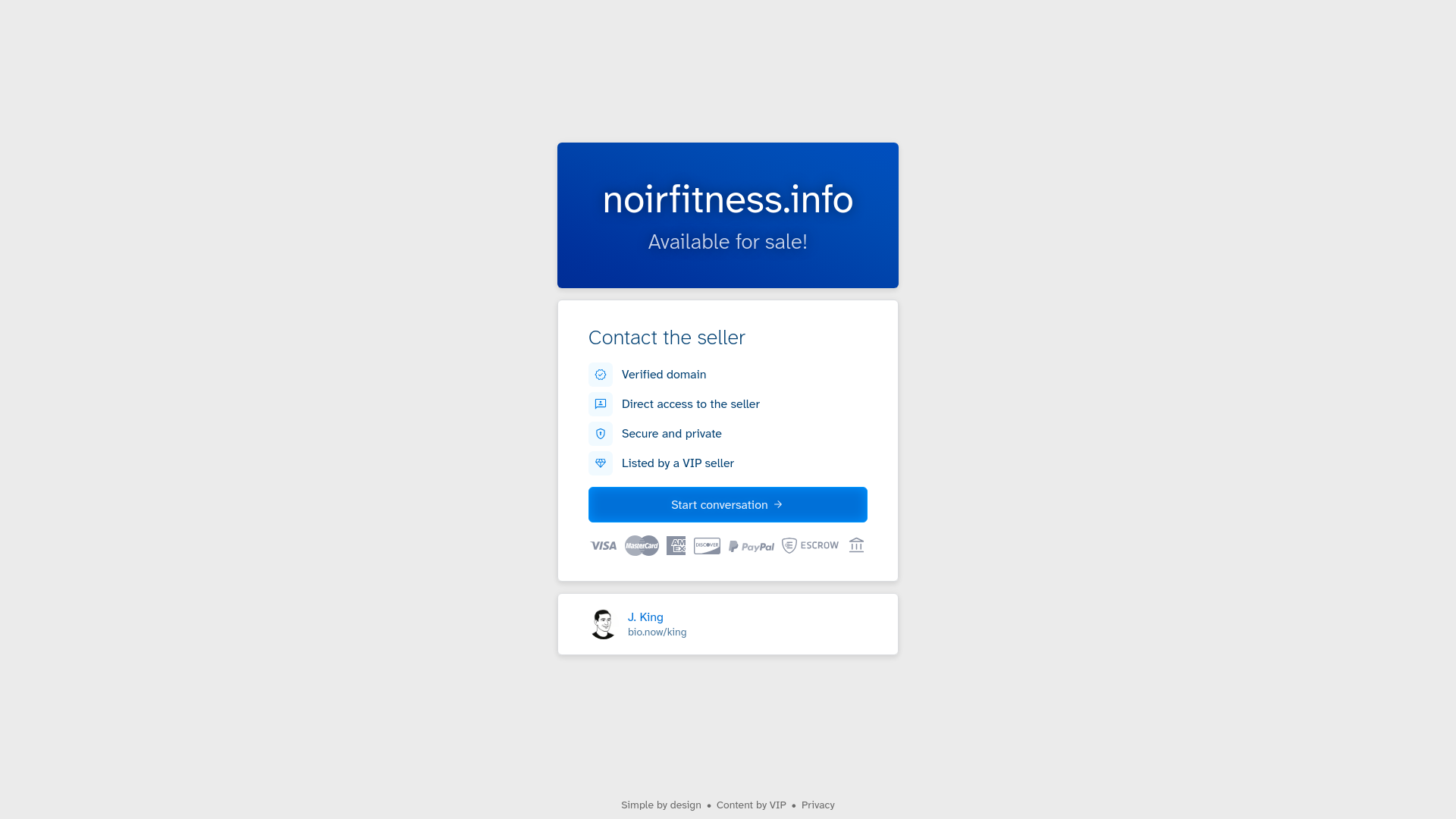website screenshot of https://noirfitness.info/