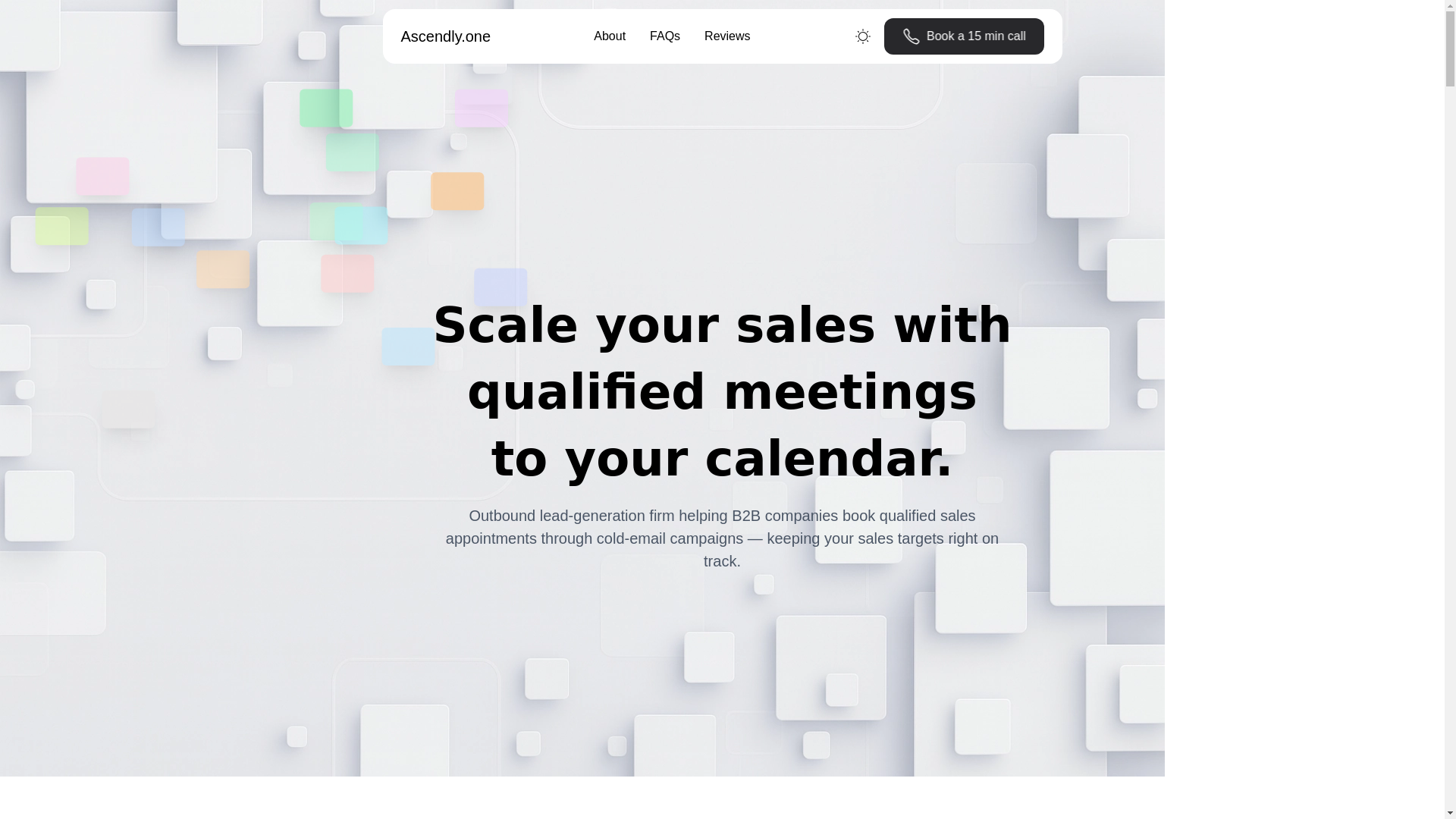 website screenshot of https://ascendly.one/