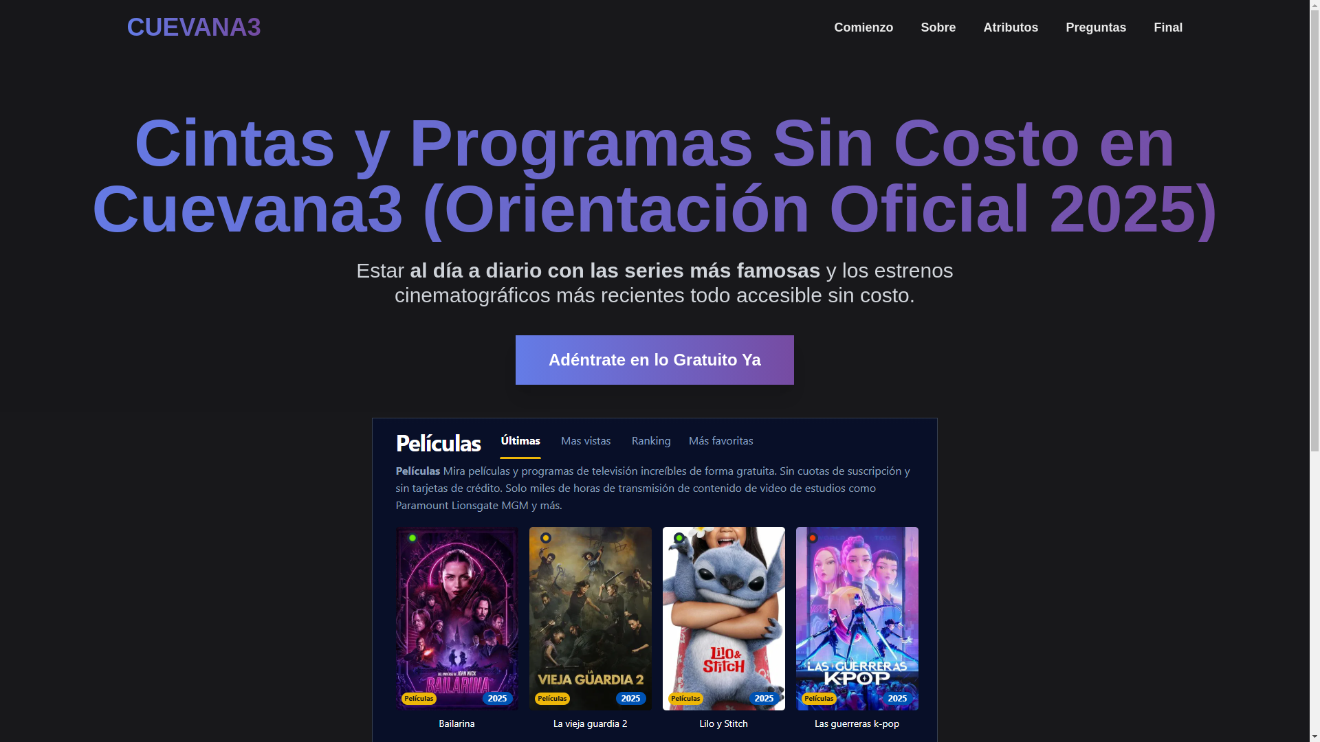 website screenshot of https://cuevana3-fkat.pages.dev/