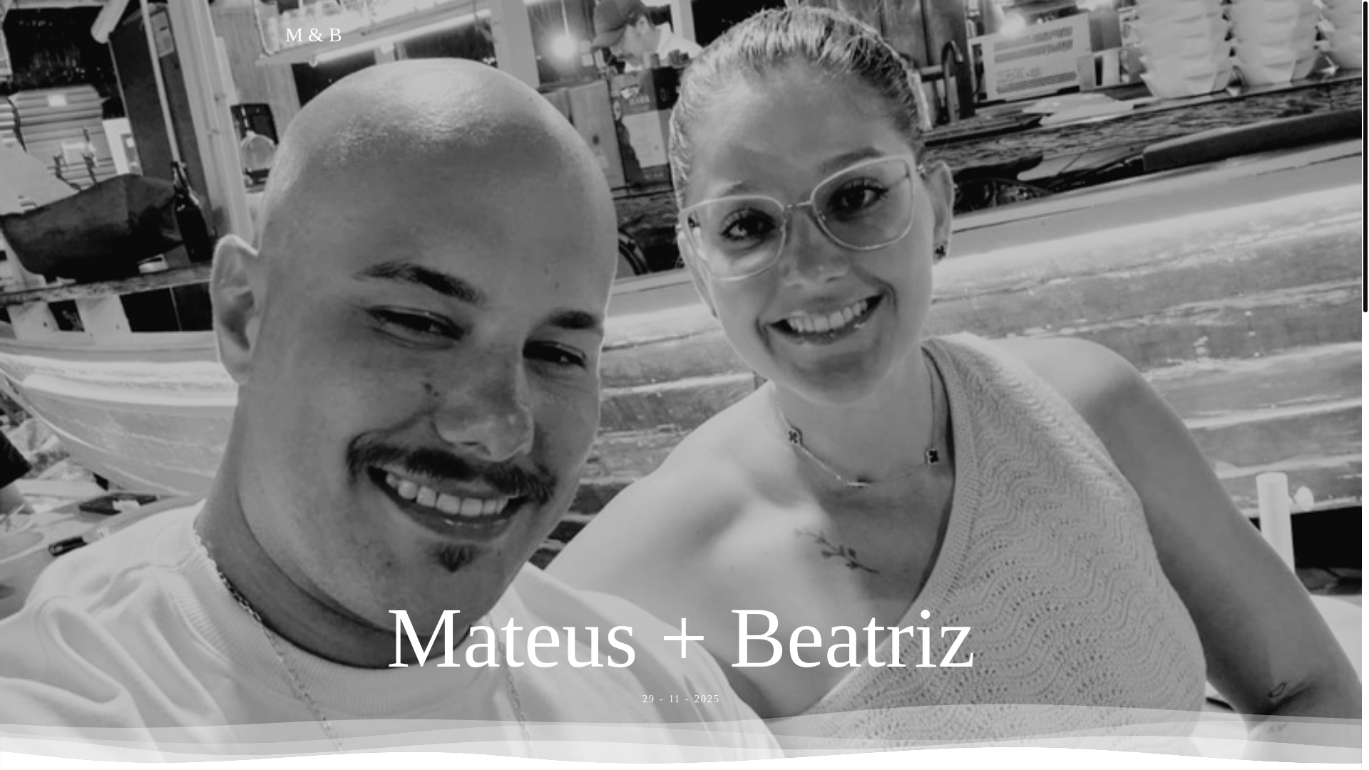 website screenshot of https://mateusebeatriz2025.com/