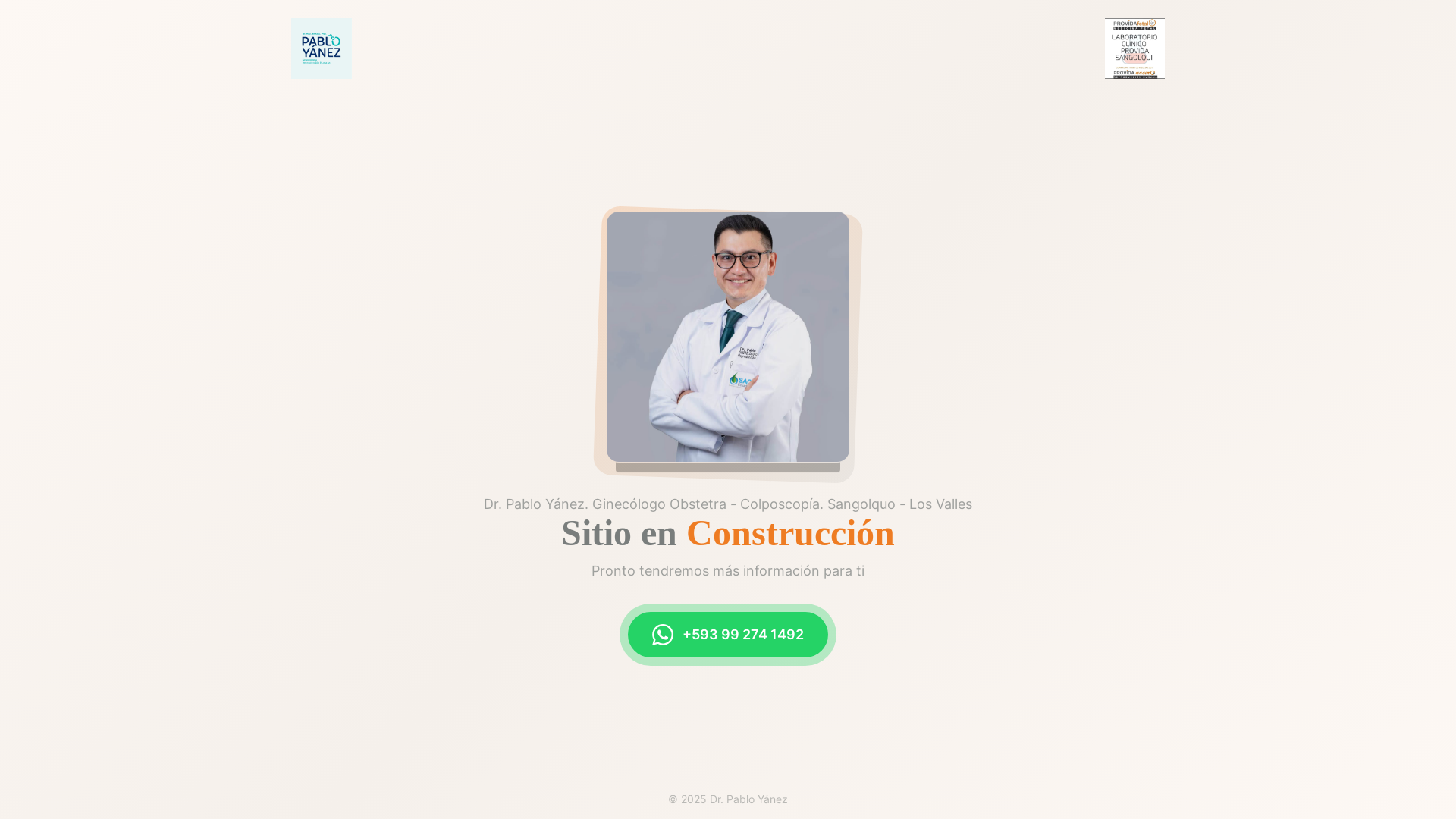 website screenshot of https://drpabloyanez.com/