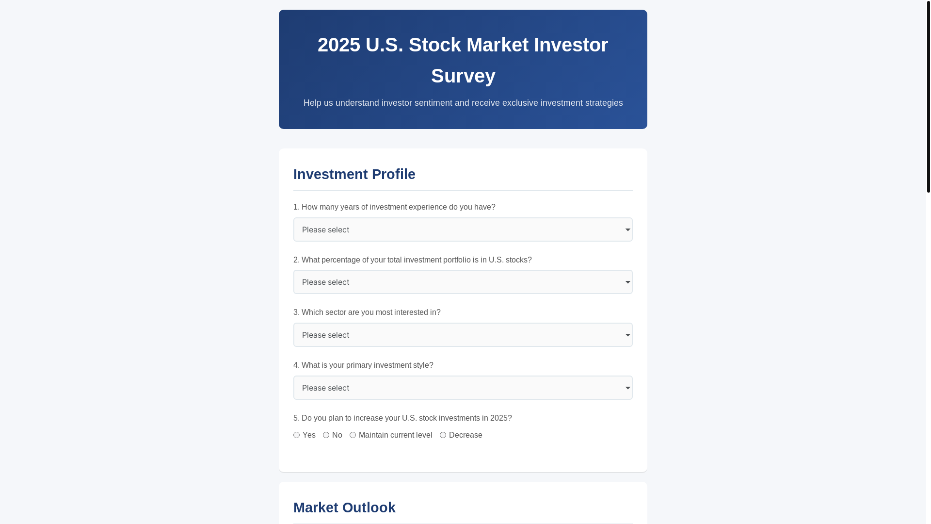 website screenshot of https://stock-survey.pages.dev/