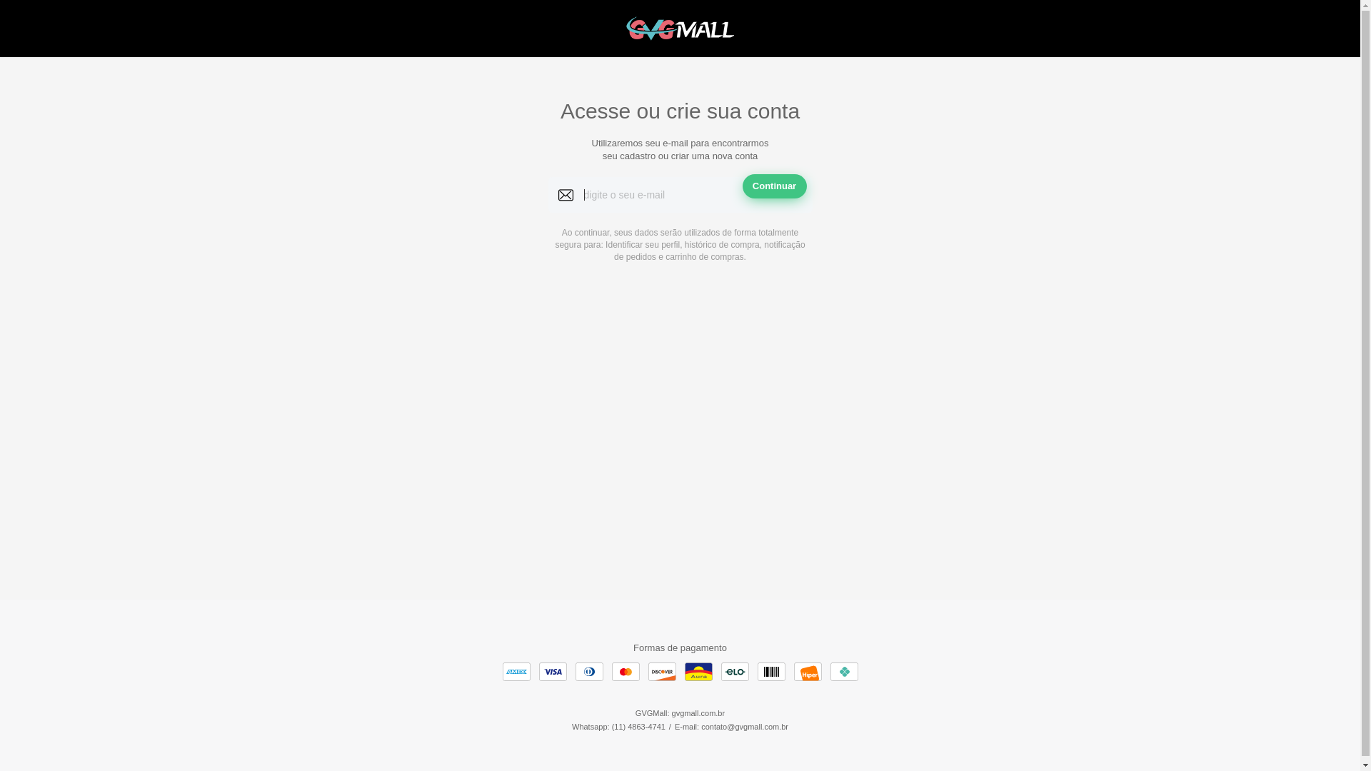 website screenshot of https://seguro.gvgmall.com.br/checkout/payment