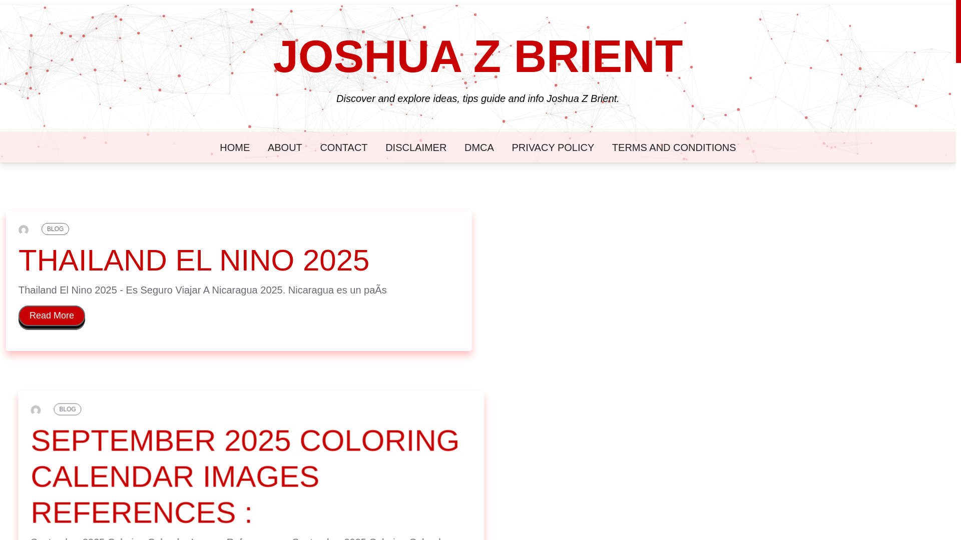 website screenshot of https://joshuazbrient.pages.dev/