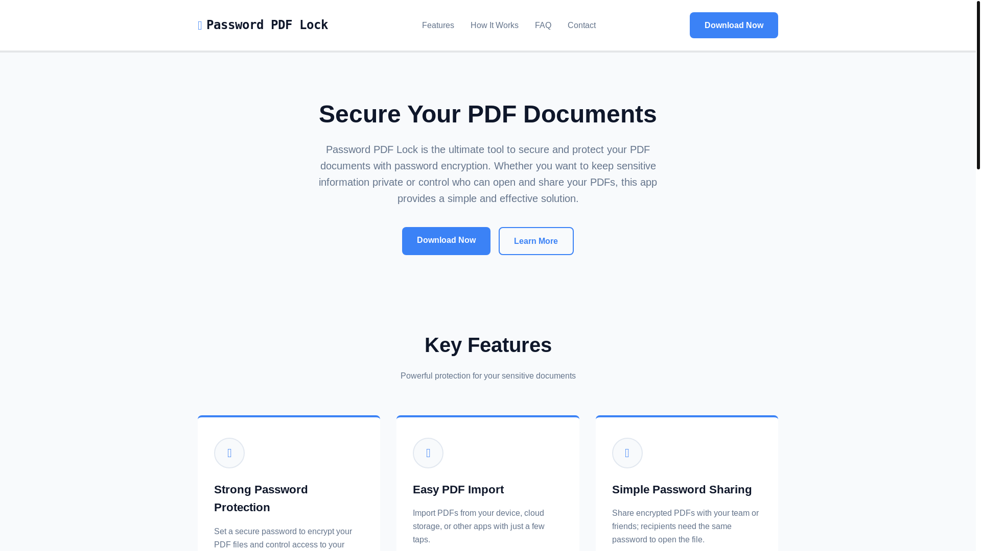 website screenshot of https://passwordpdlock.xyz/