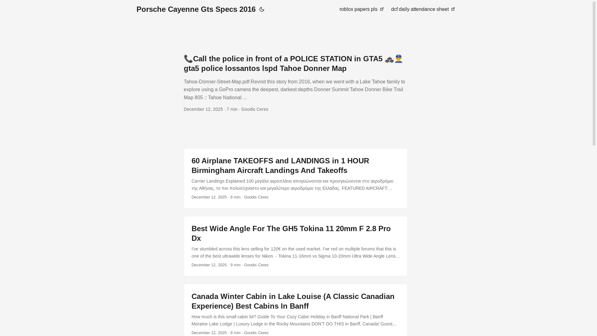 website screenshot of https://porschecayennegtsspecs2016.pages.dev/