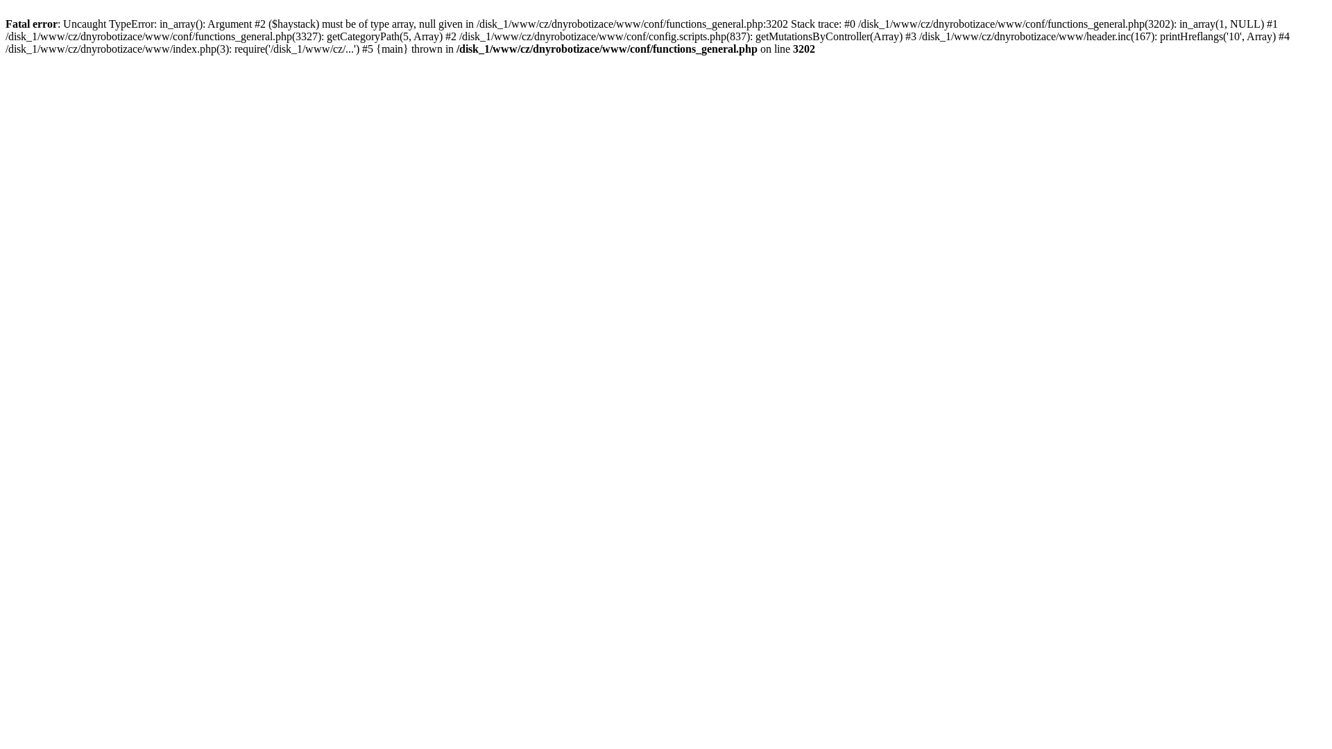 website screenshot of https://dnyrobotizace.cz/