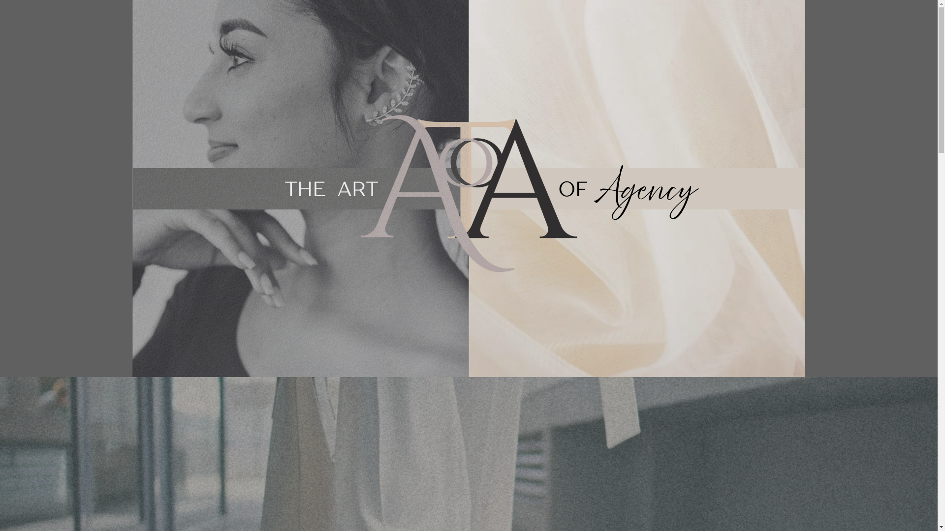 website screenshot of https://the-artofagency.com/