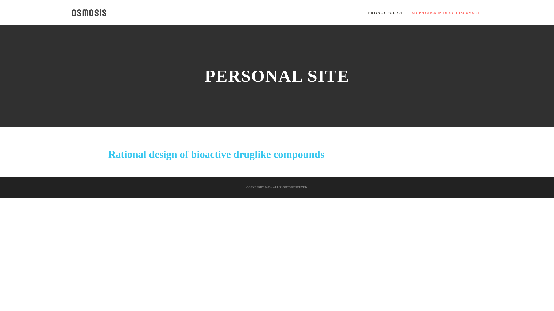 website screenshot of https://medchem-nkua.gr/