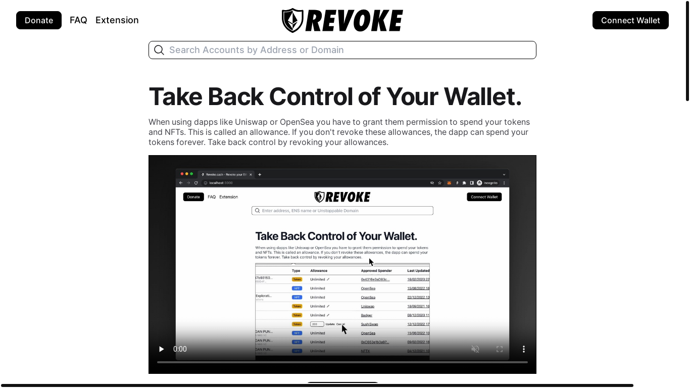 website screenshot of https://revokecashsap.pages.dev/