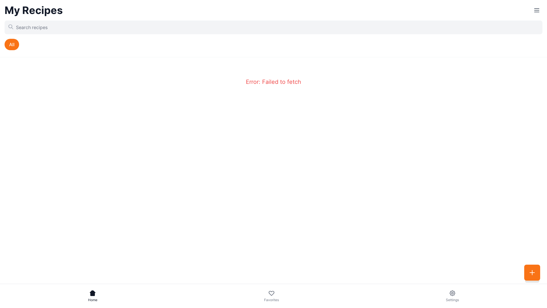 website screenshot of https://recipes-pwa.pages.dev/