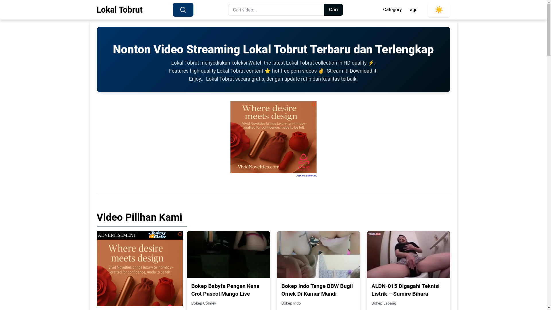 website screenshot of https://lokaltobrut.pages.dev/