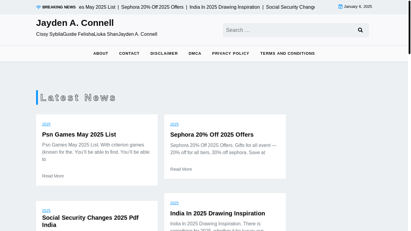website screenshot of https://jaydenconnella.pages.dev/