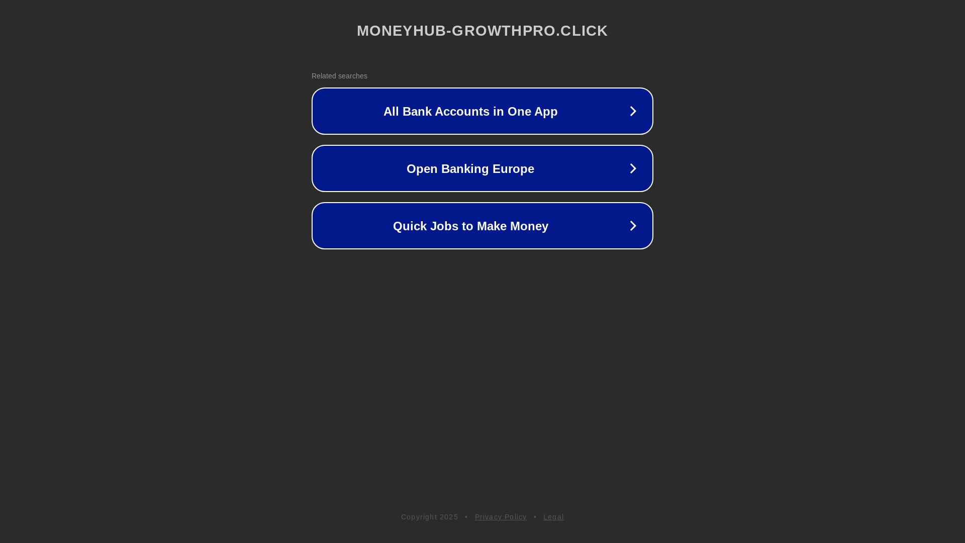 website screenshot of https://moneyhub-growthpro.click/
