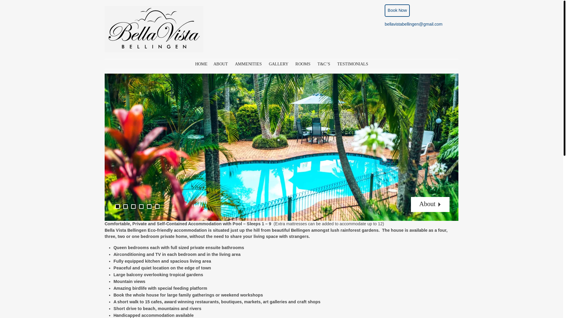 website screenshot of https://bellavistabellingen.online/
