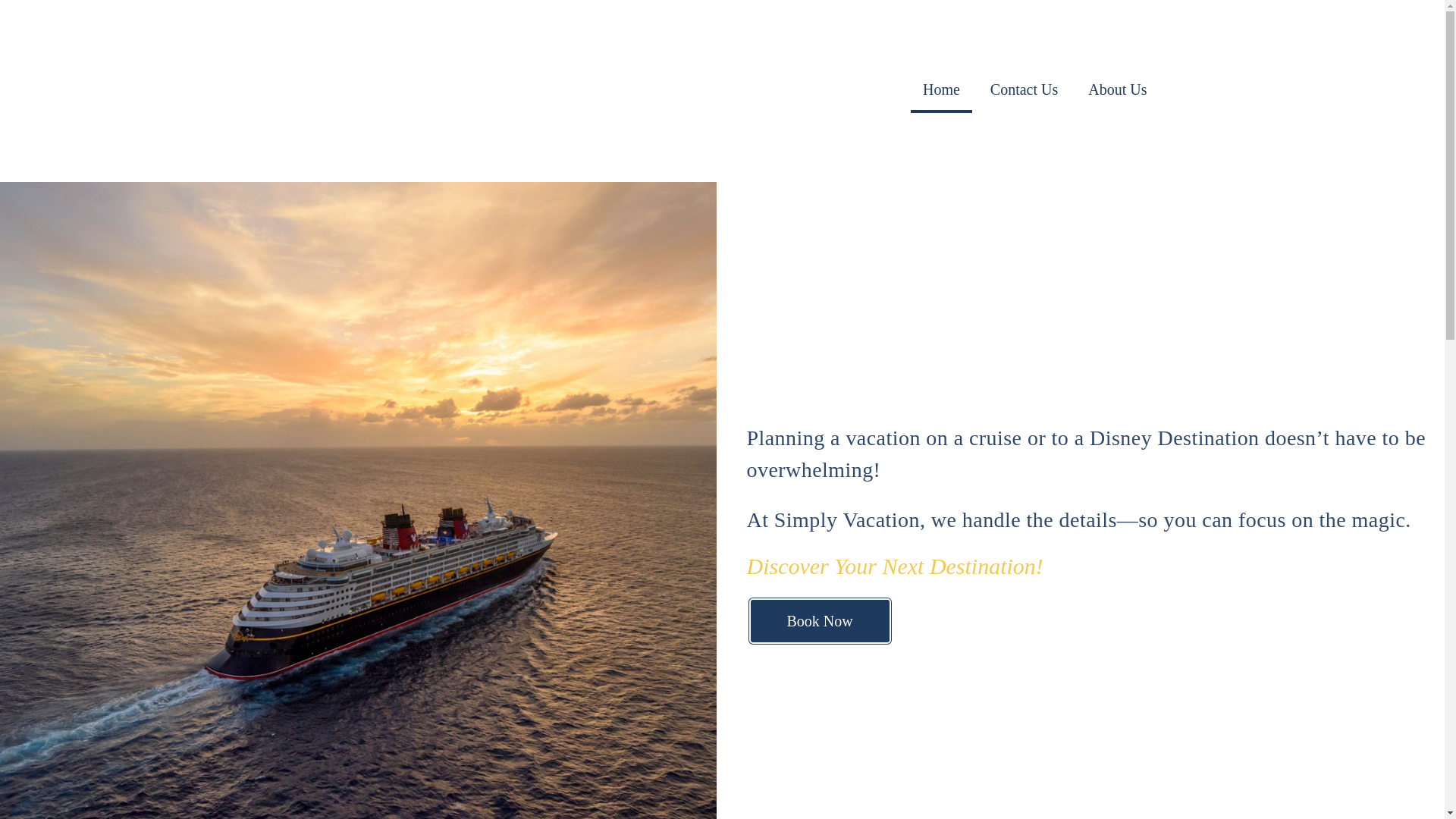 website screenshot of https://simplyvacation.net/