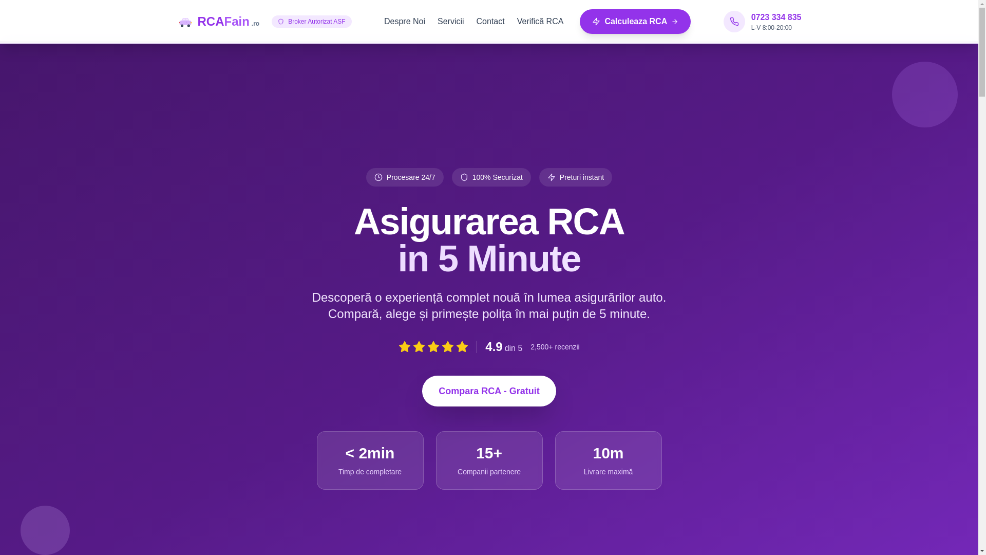 website screenshot of https://rcafain.pages.dev/