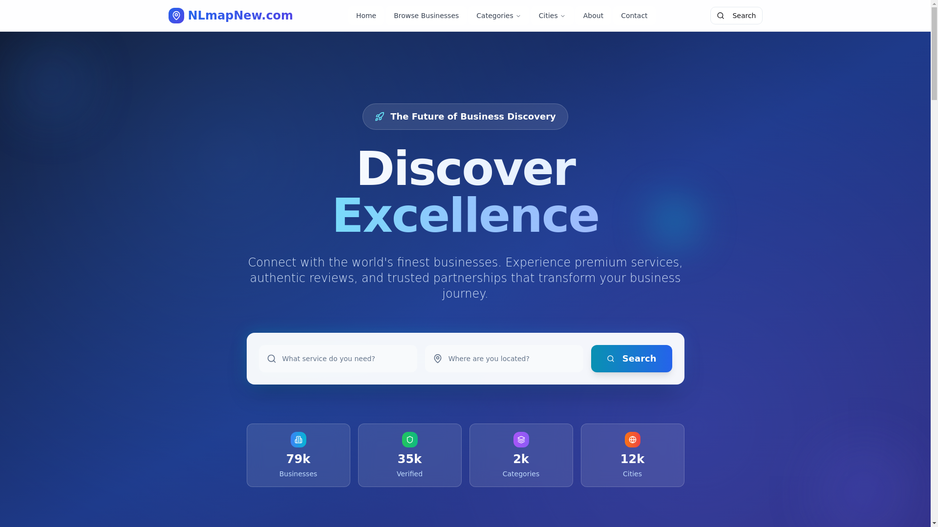 website screenshot of https://nlmapinfo.org/