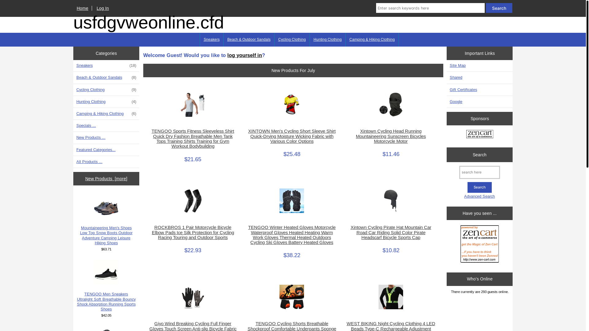 website screenshot of https://usfdgvweonline.cfd/