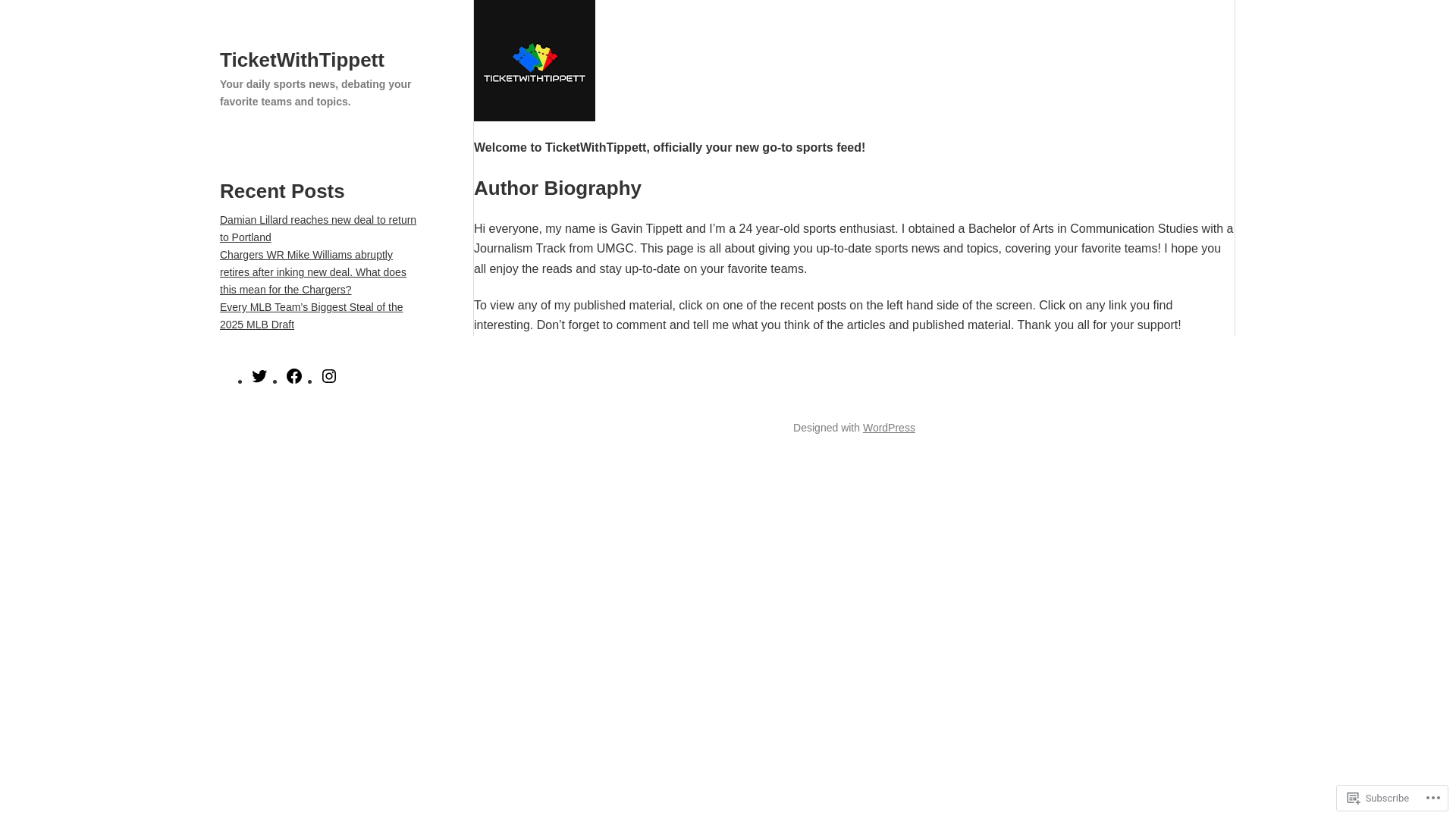 website screenshot of https://ticketwithtippett8.blog/