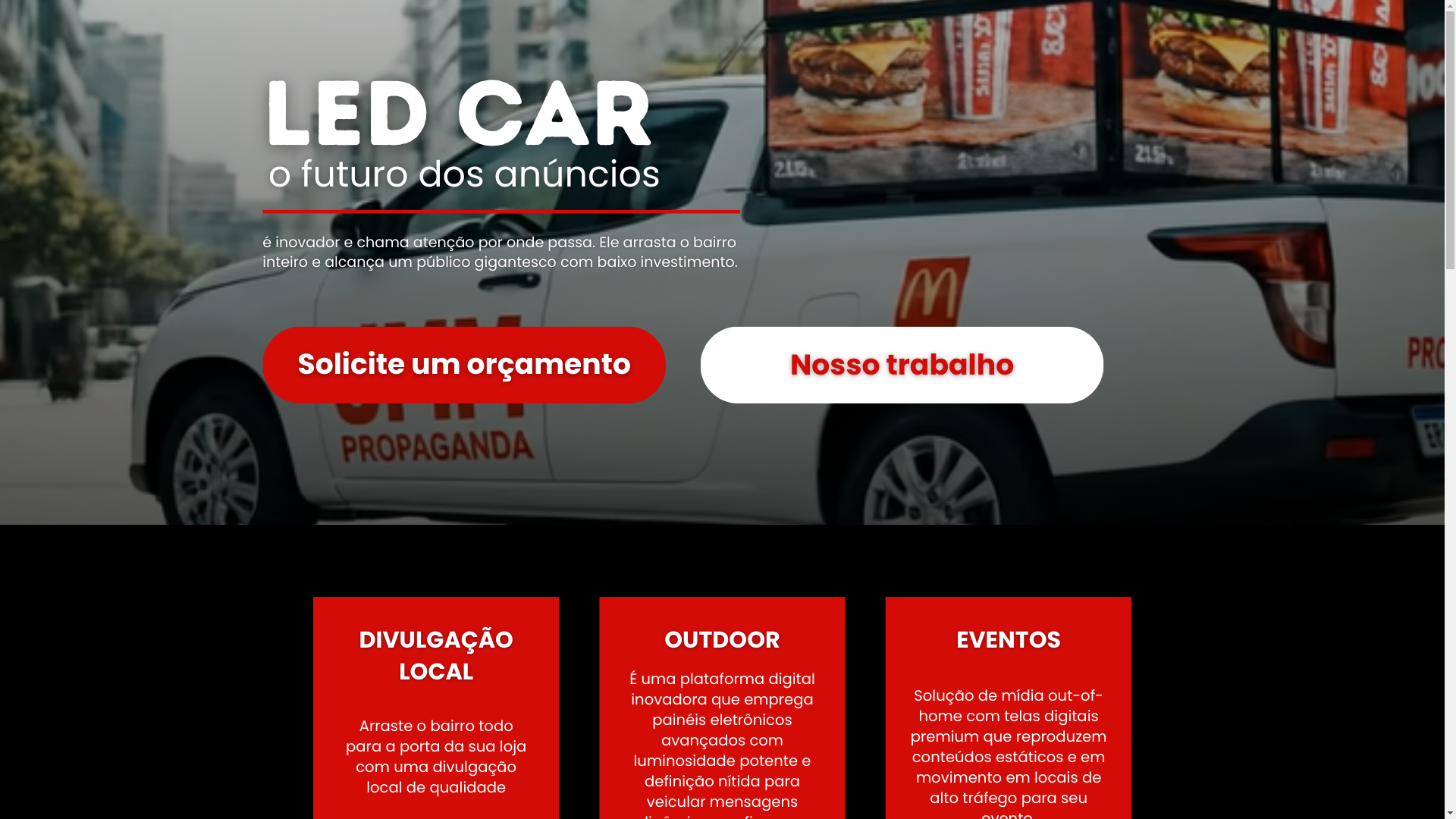website screenshot of https://ledcarro.com/