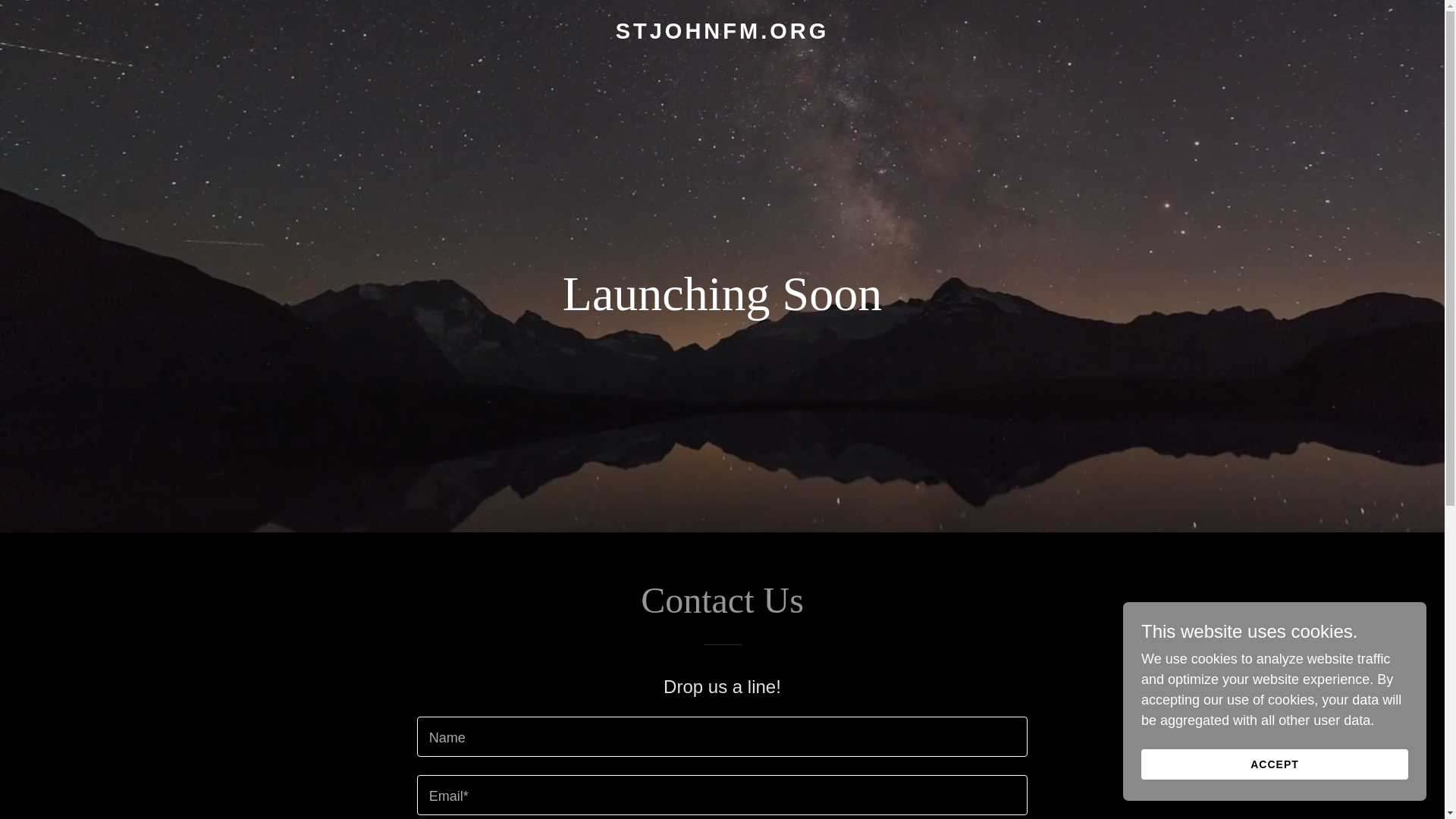 website screenshot of https://stjohnfm.org/