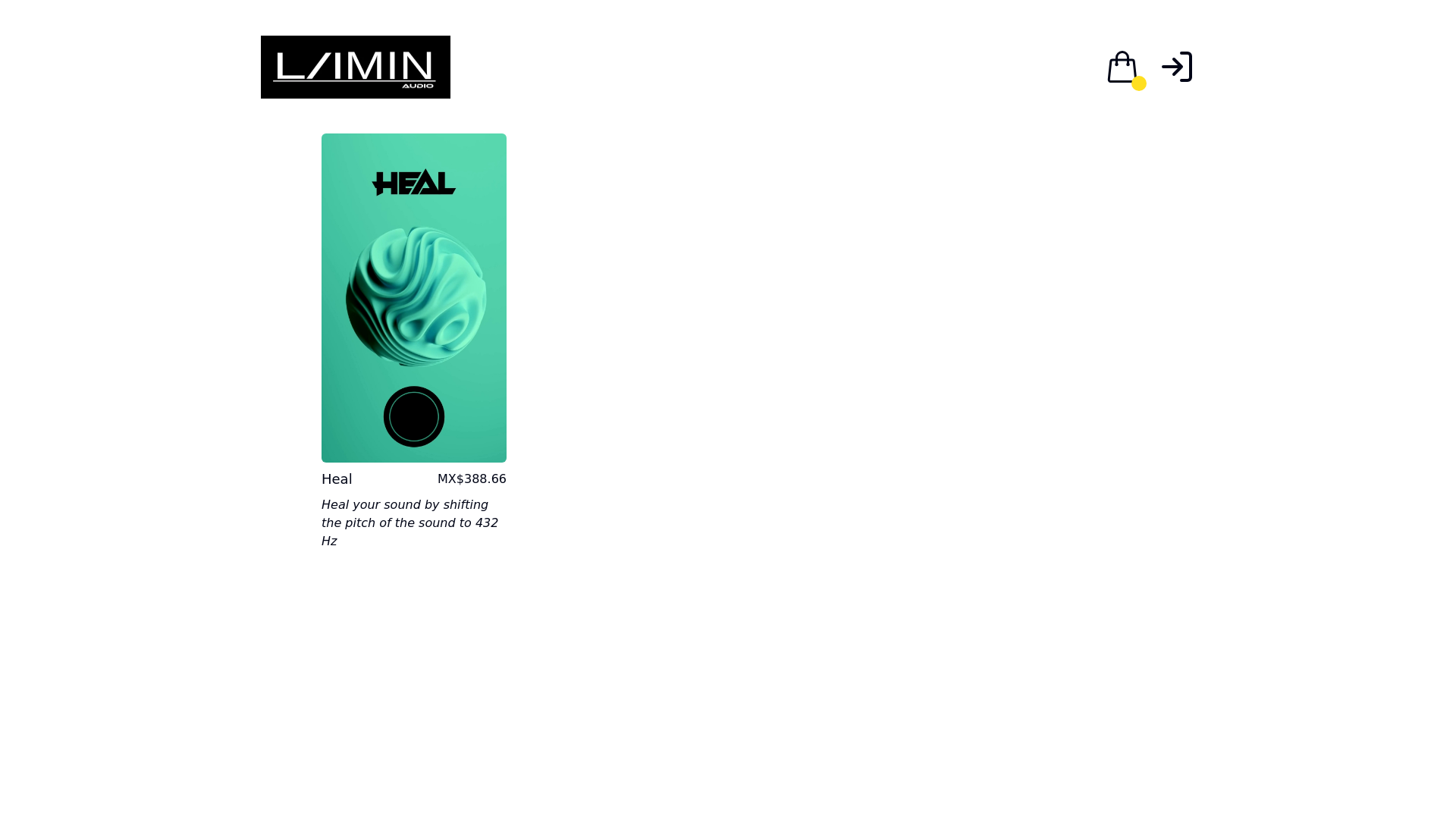 website screenshot of https://laminaudio.pages.dev/
