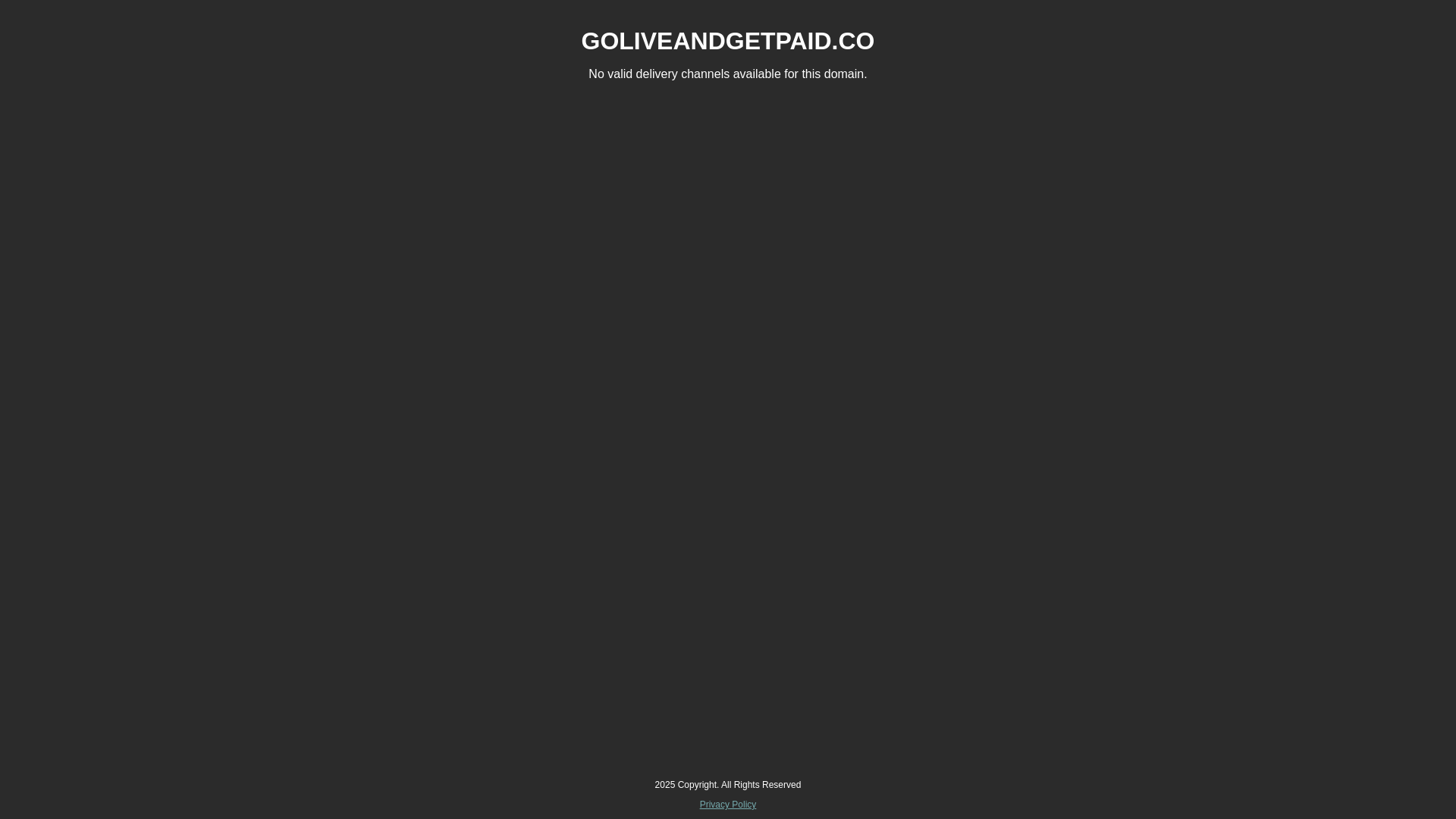 website screenshot of https://goliveandgetpaid.co/