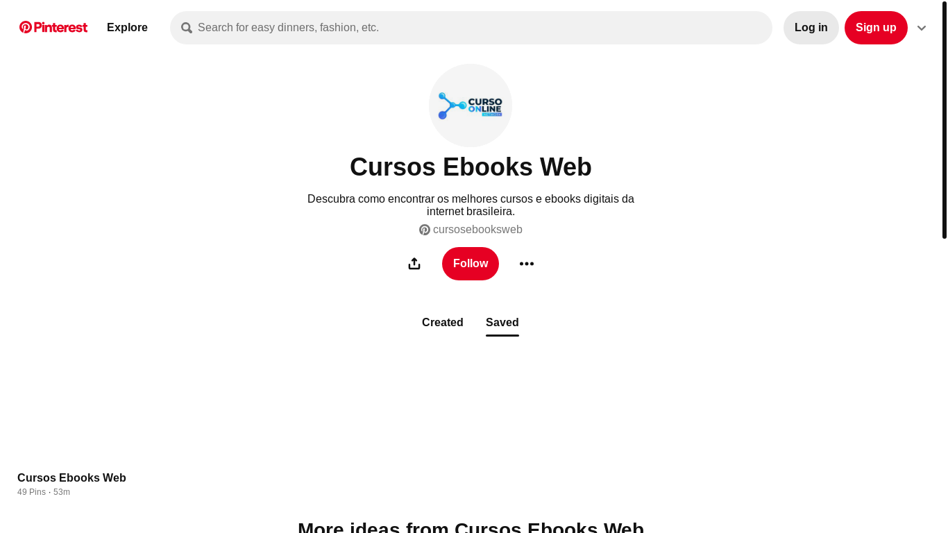 website screenshot of https://br.pinterest.com/cursosebooksweb/