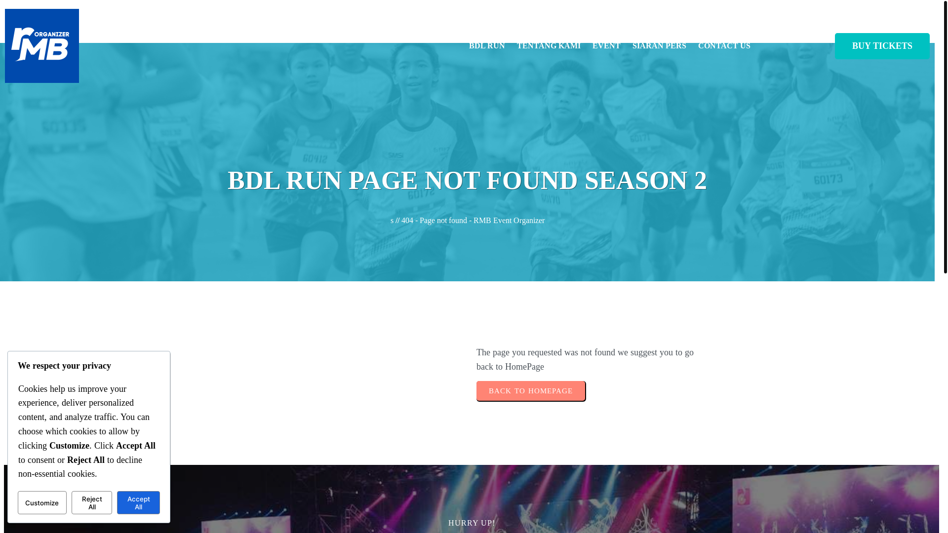 website screenshot of https://rmbevent.id/