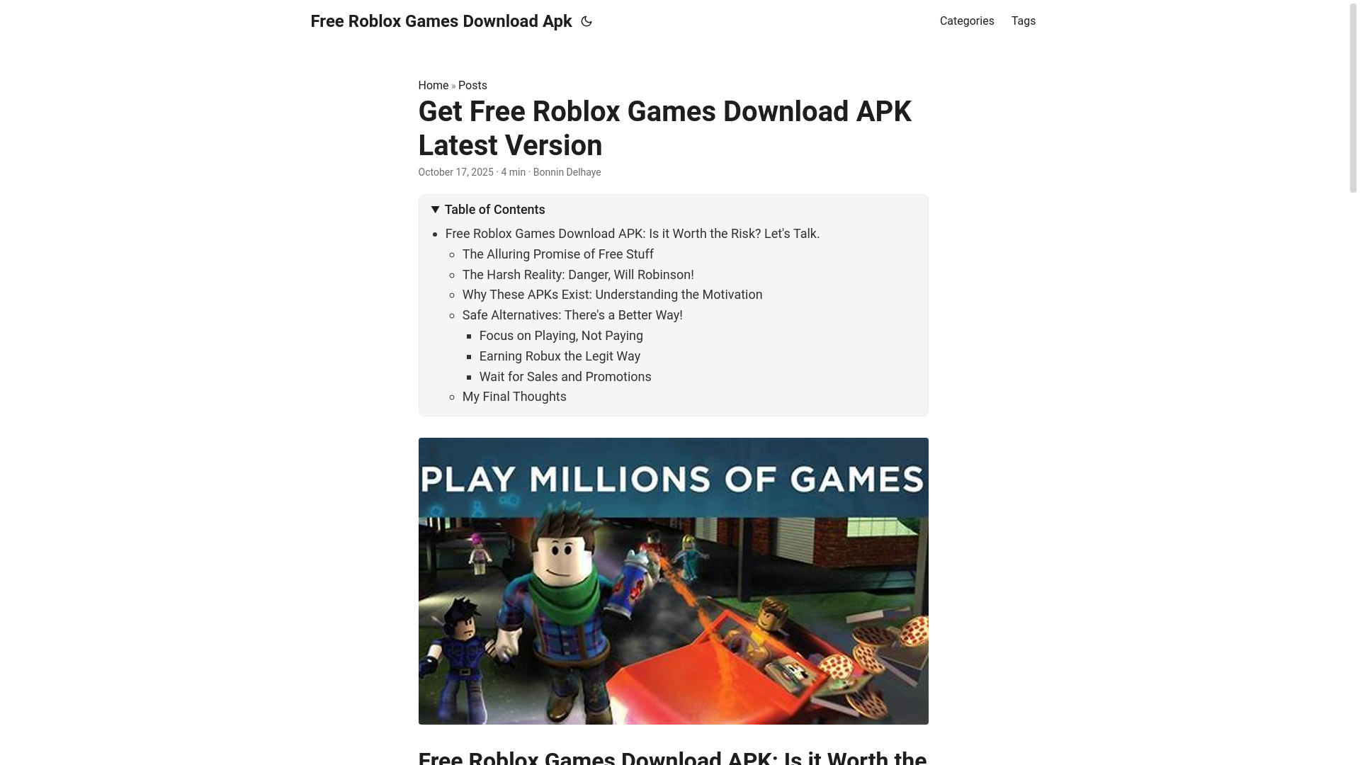 website screenshot of https://free-roblox-games-download-apk.pages.dev/