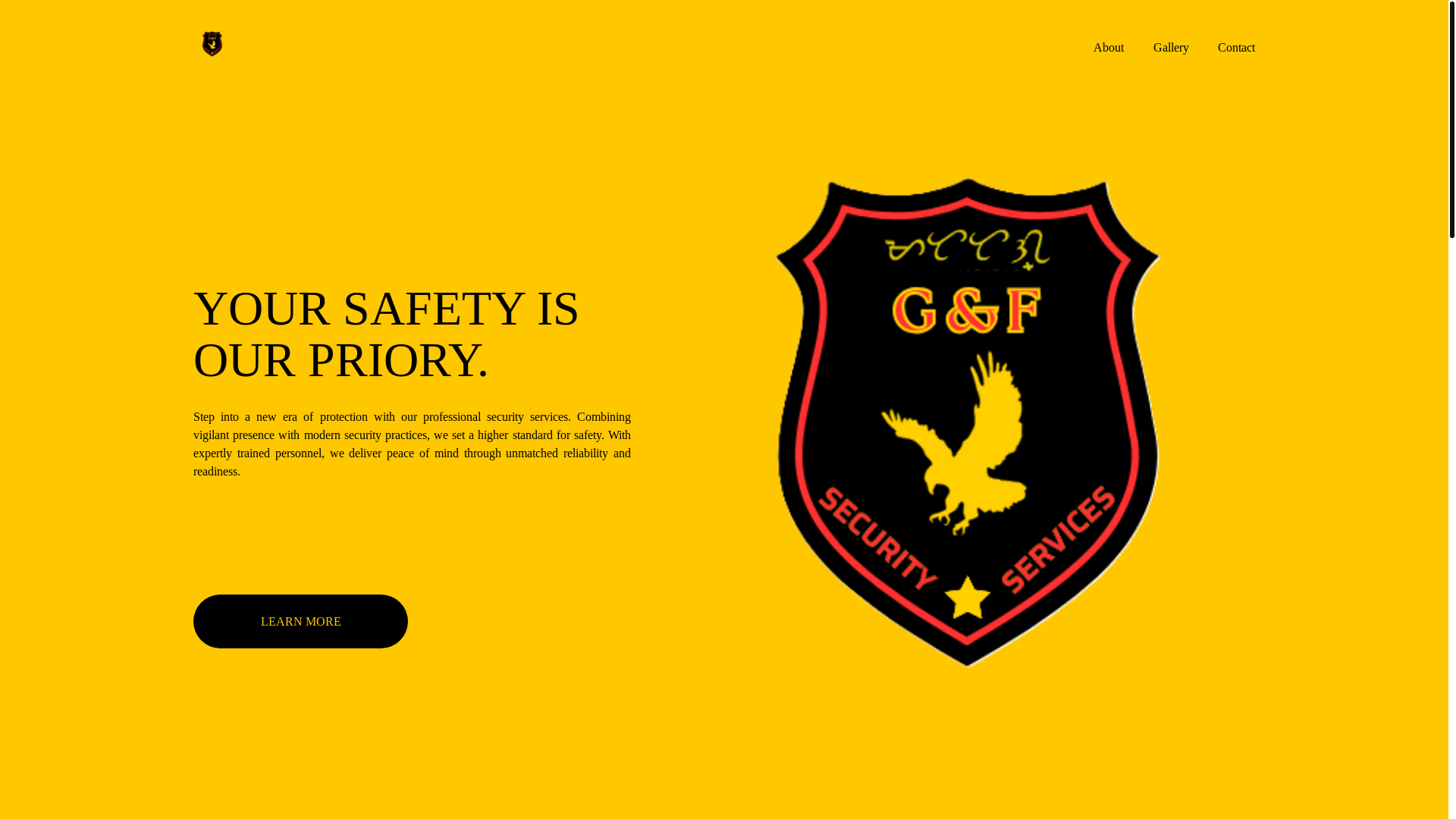 website screenshot of https://gfsecurityservice.com/