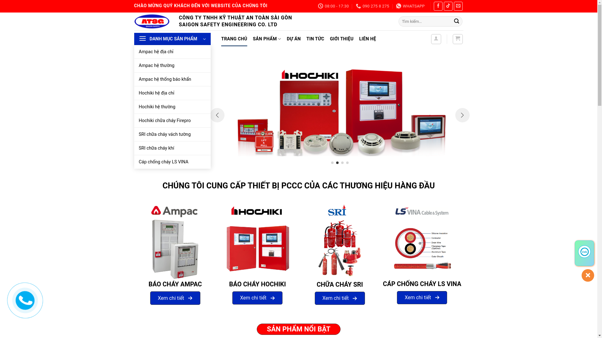 website screenshot of https://antoansaigon.top/