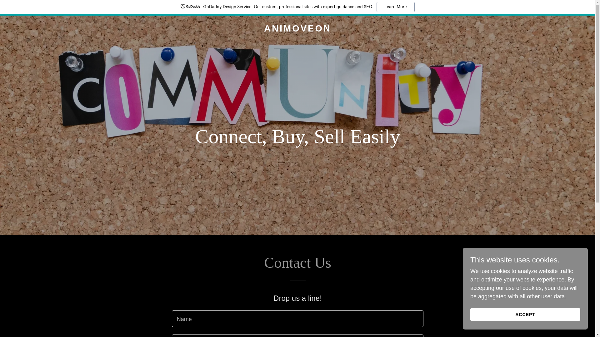 website screenshot of https://animoveon.com/