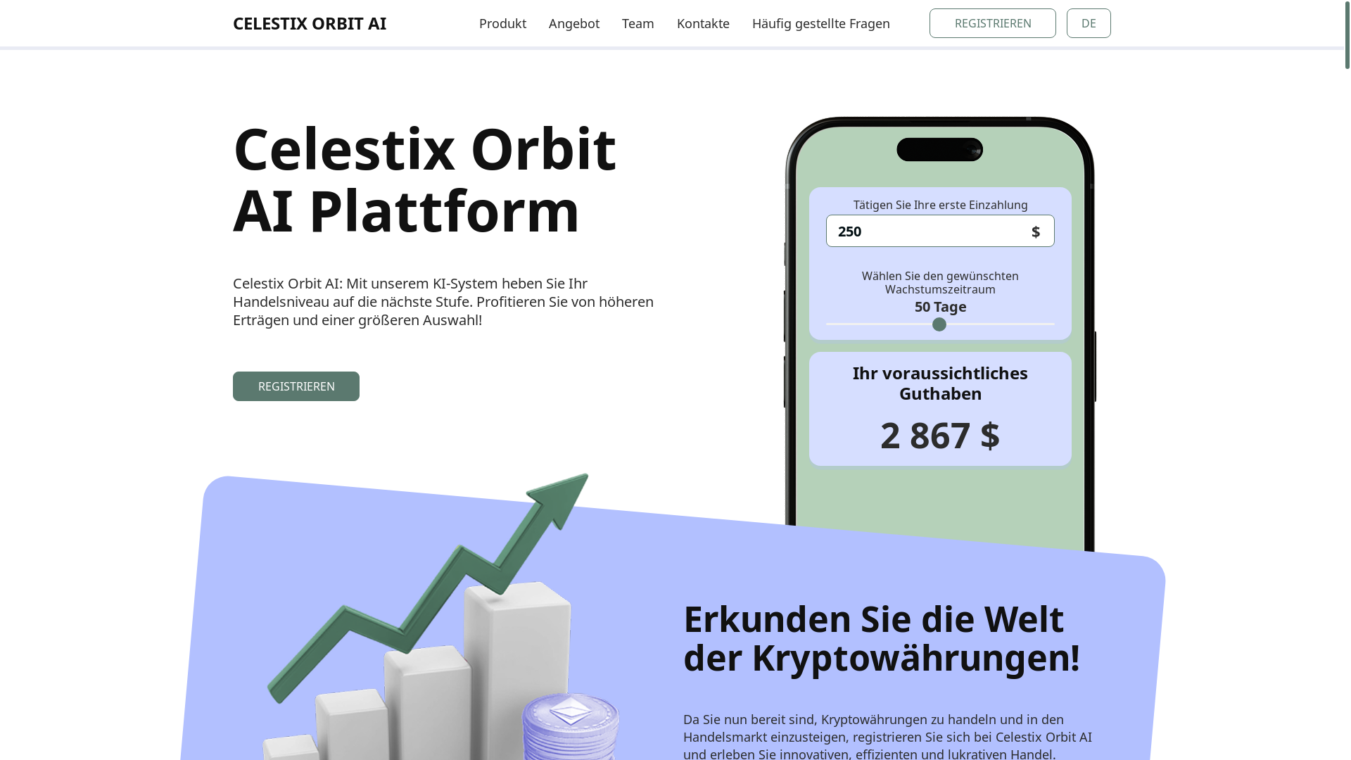 website screenshot of https://celestix-orbit-ai.net/