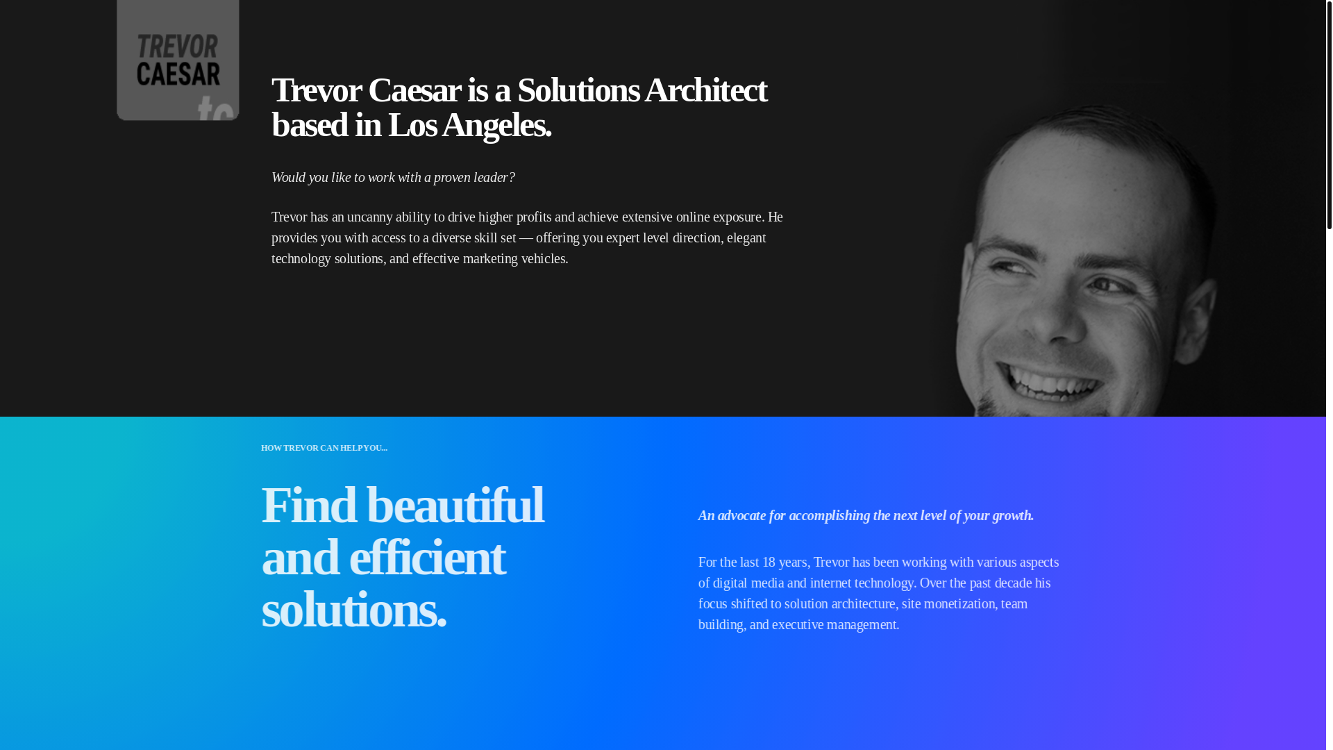 website screenshot of https://tcaesar.com/