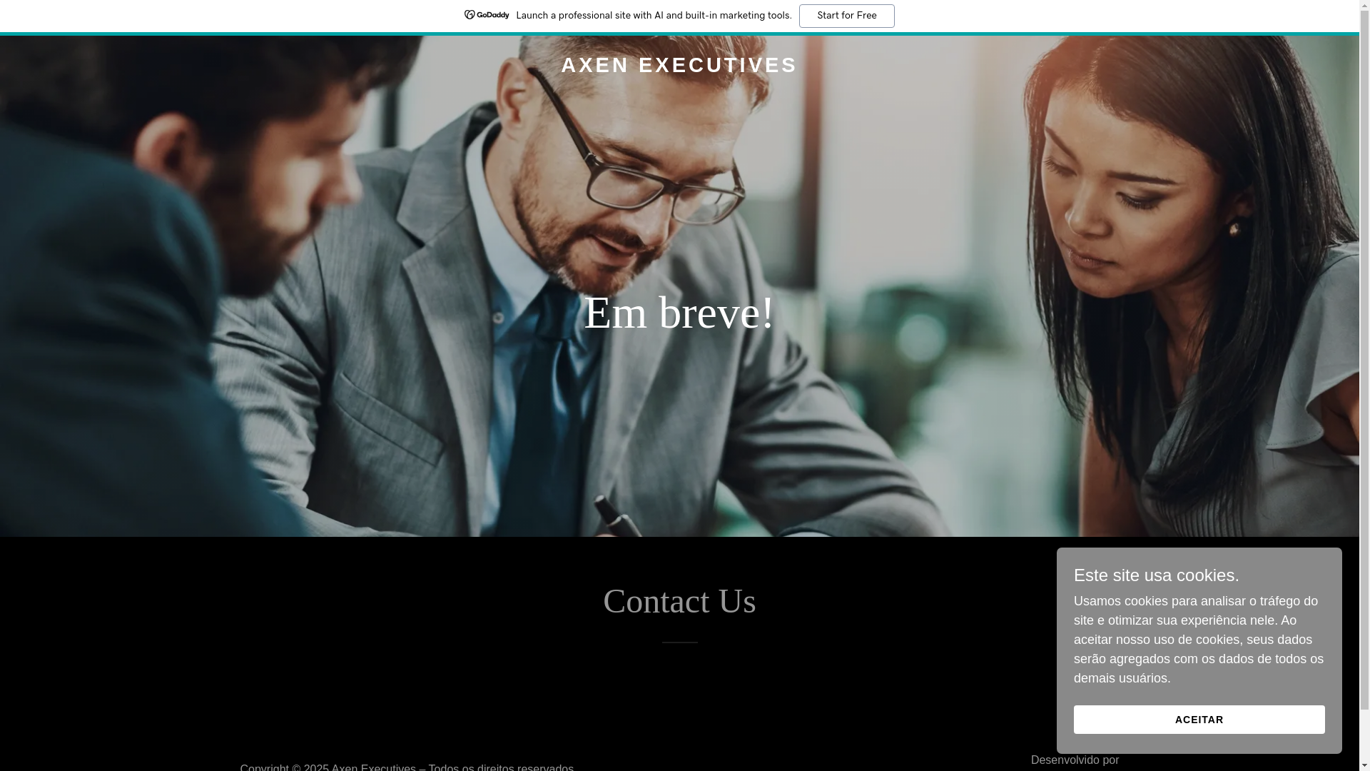 website screenshot of https://axenexecutives.com/