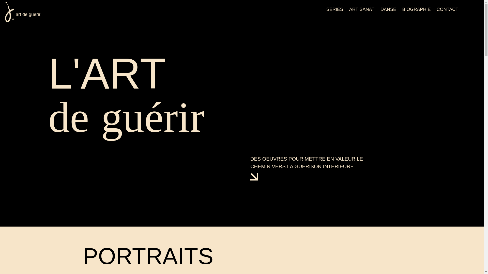 website screenshot of https://jemima-artdeguerir.com/
